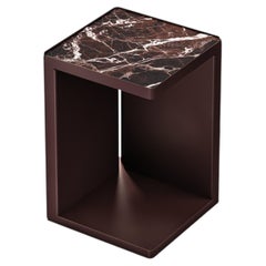 Tola Dolza Customizable Ambito Marble Top Side Table by Steffen Keh