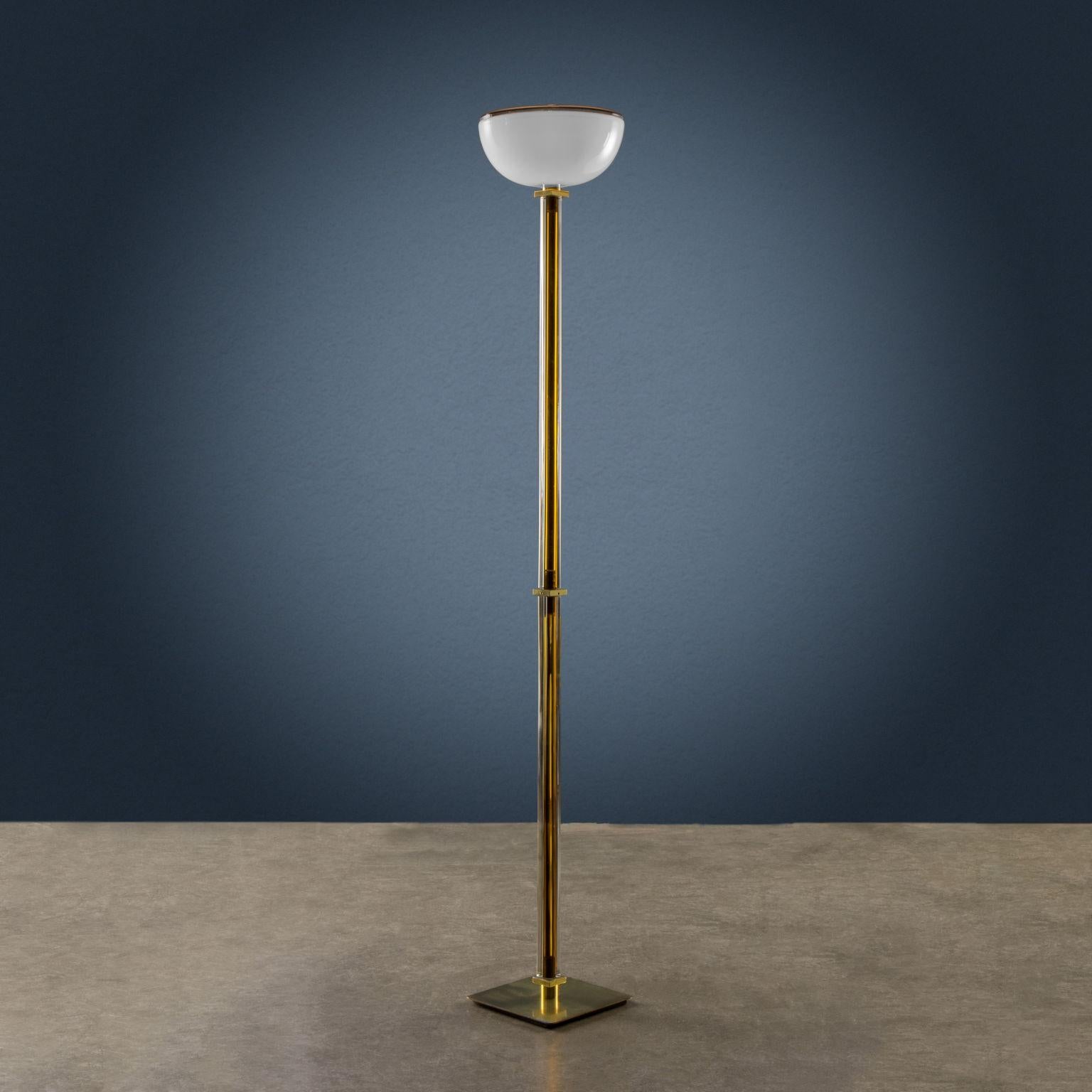 Floor lamp model ‘Tolboi’, produced by Venini since 1987.