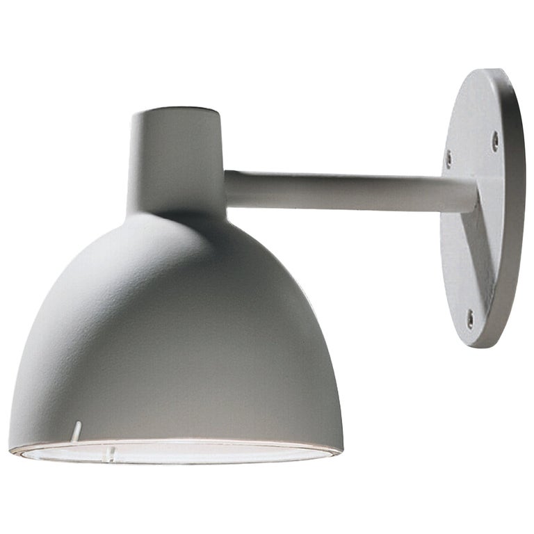 For Sale: Gray (aluminum.jpg) Toldbod Outdoor Wall Lamp by Louis Poulsen