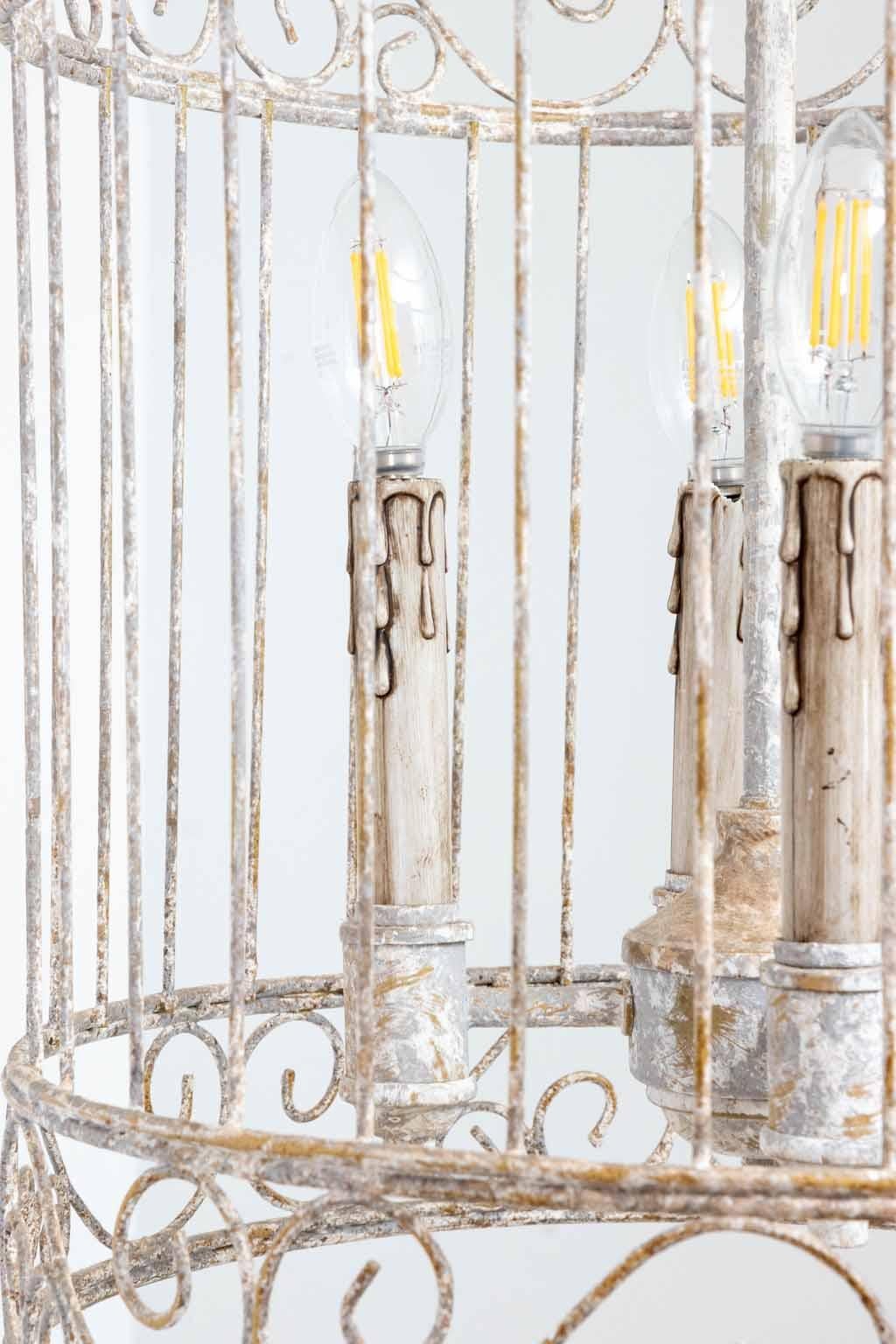 Dipinto Lampadario Tole Birdcage in vendita
