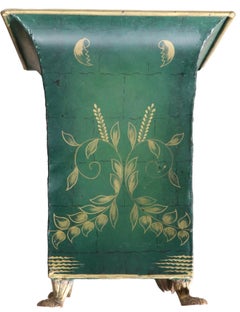 Vases à jardinières décorés en tôle Probablement français, ou italiens