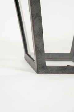 Tole, Glass and Iron Lantern