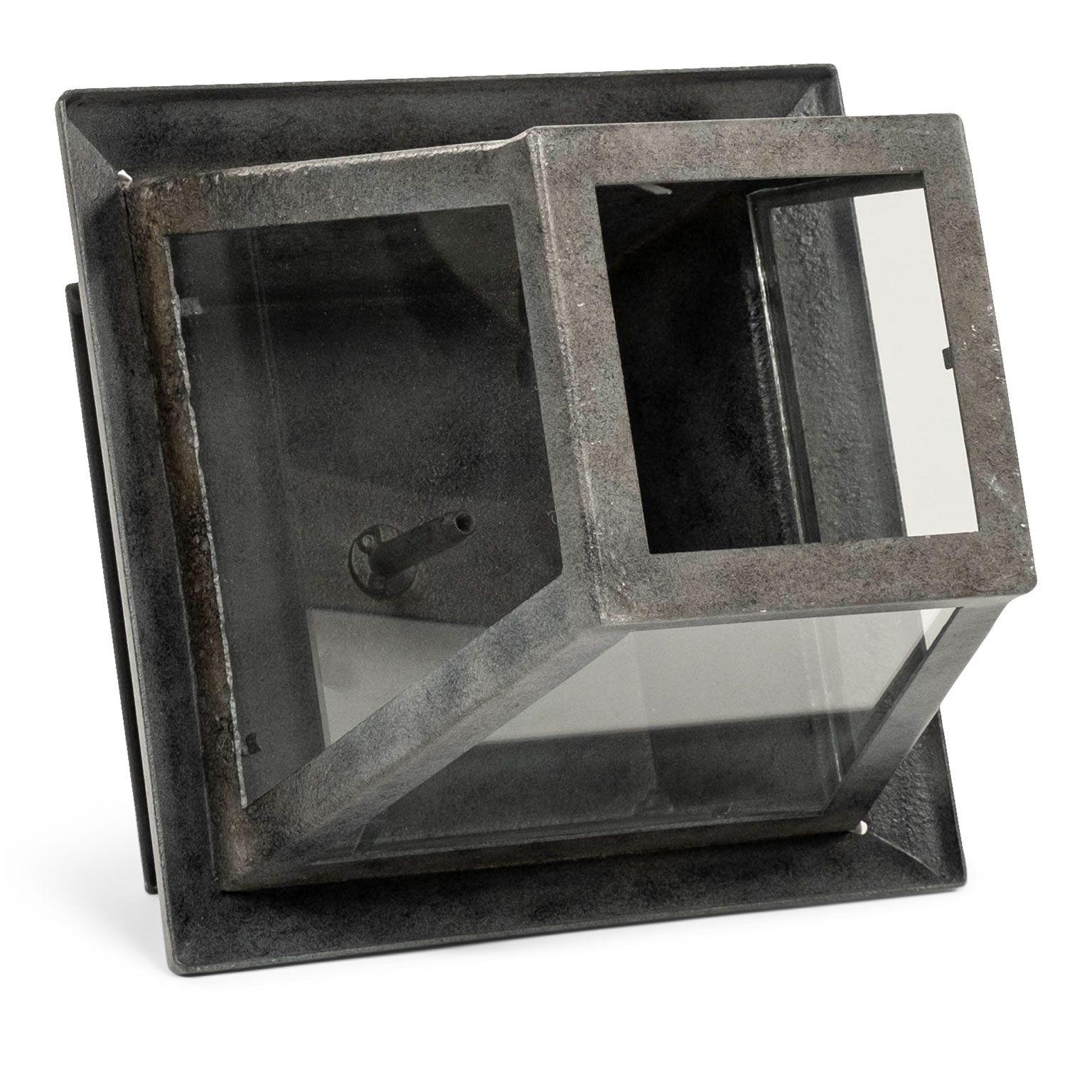 Lanterne en verre et en fer en vente 1