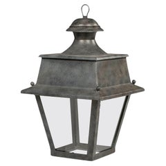 Tole, Glass and Iron Lantern