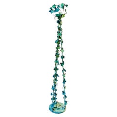 Tole Ivy Leaf Standard Lamp
