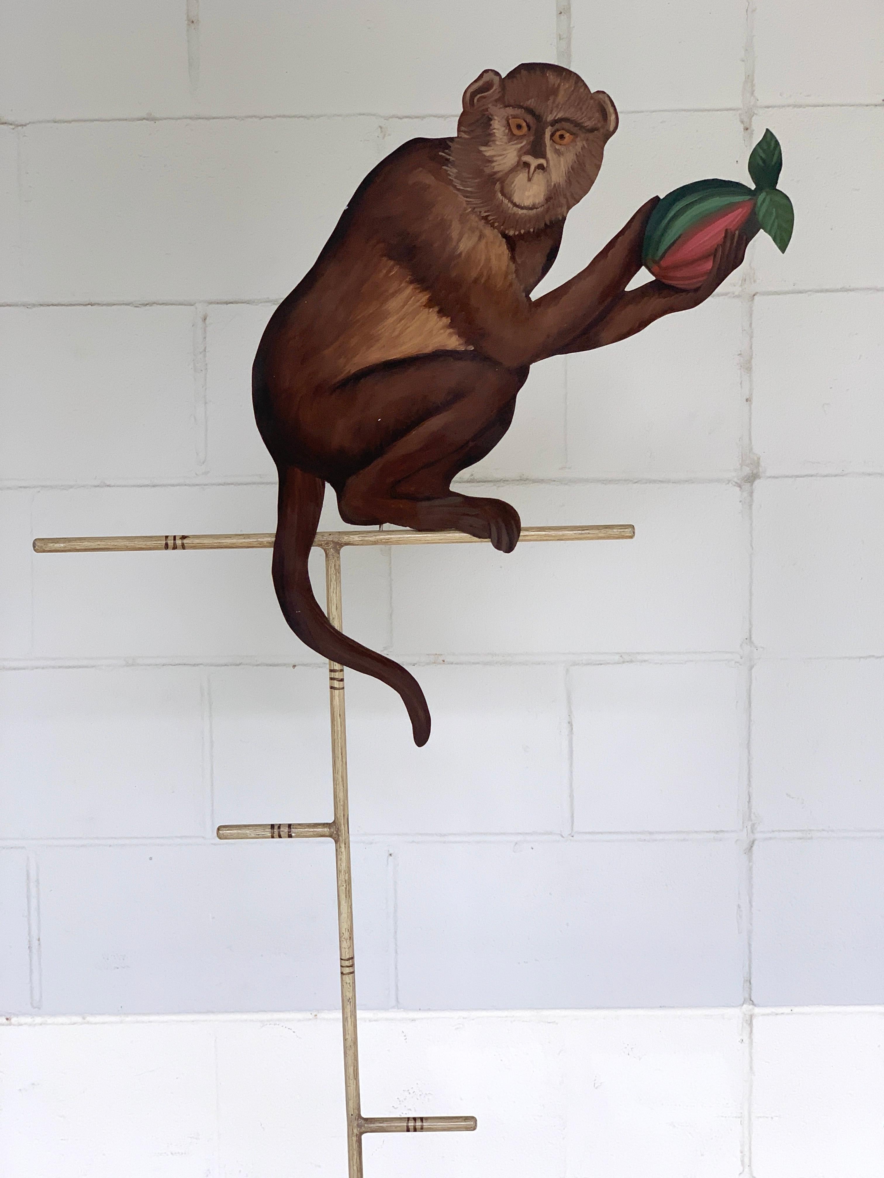 monkey towel holder