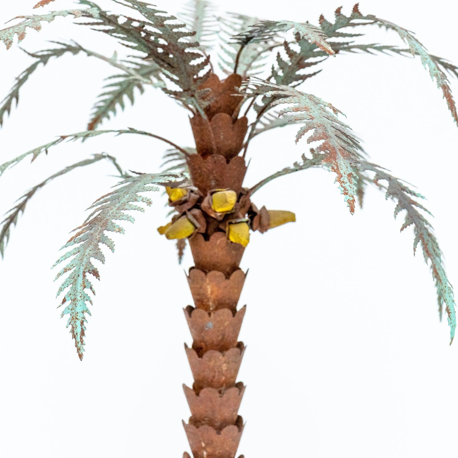 Hollywood Regency Tole Palm Tree For Sale