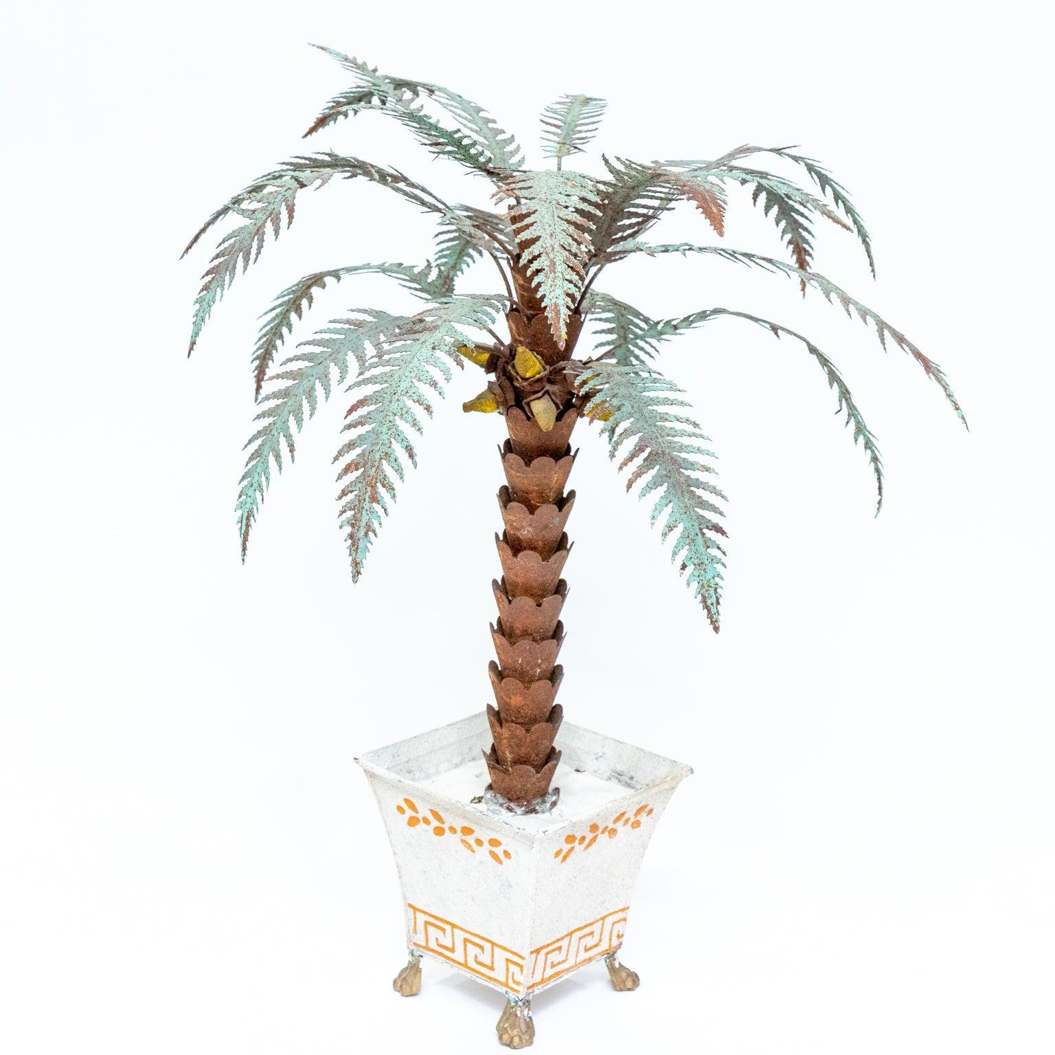Metal Tole Palm Tree For Sale