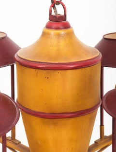 Tole Peinte Four Light Lantern