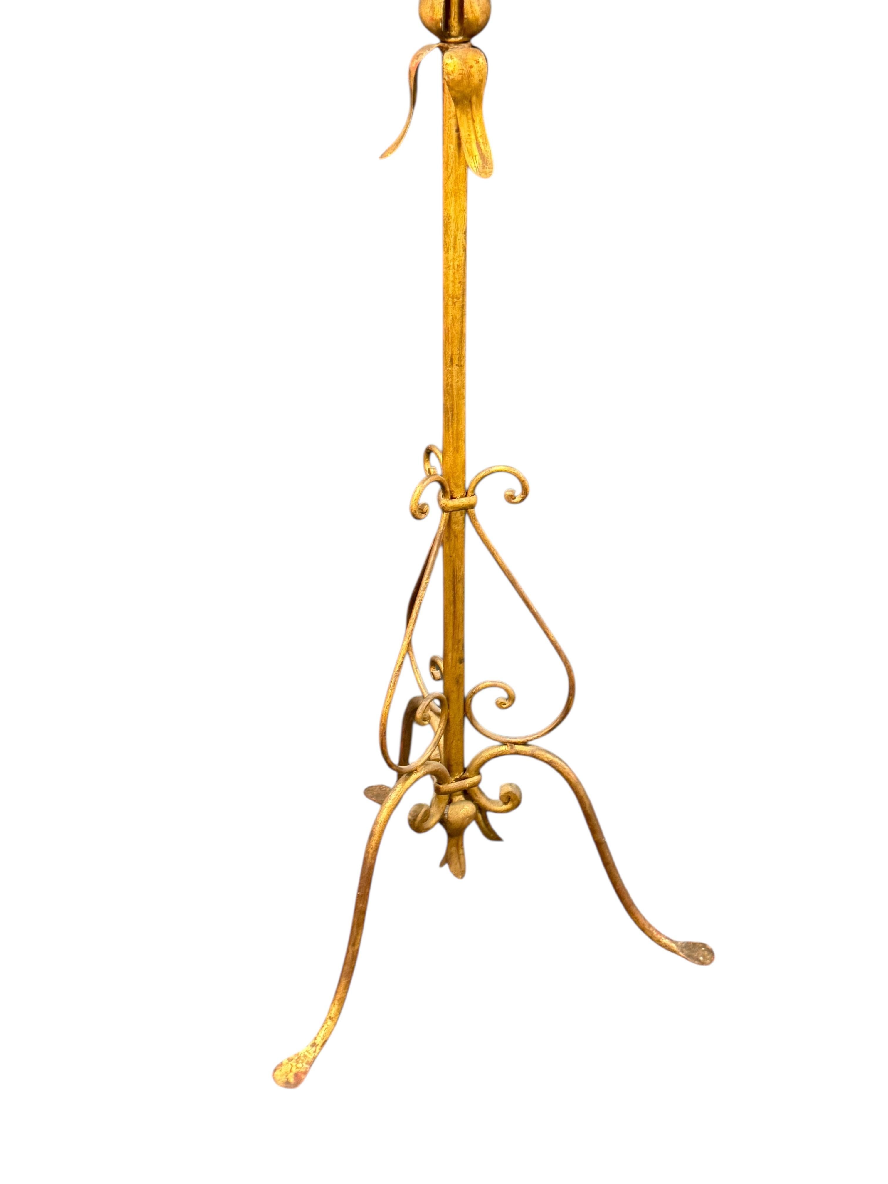 Appendiabiti in ferro battuto dorato, Koegl, Germania 1960 In condizioni buone in vendita a Nuernberg, DE