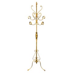 Porte-manteau en fer forgé doré, Koegl Allemagne années 1960