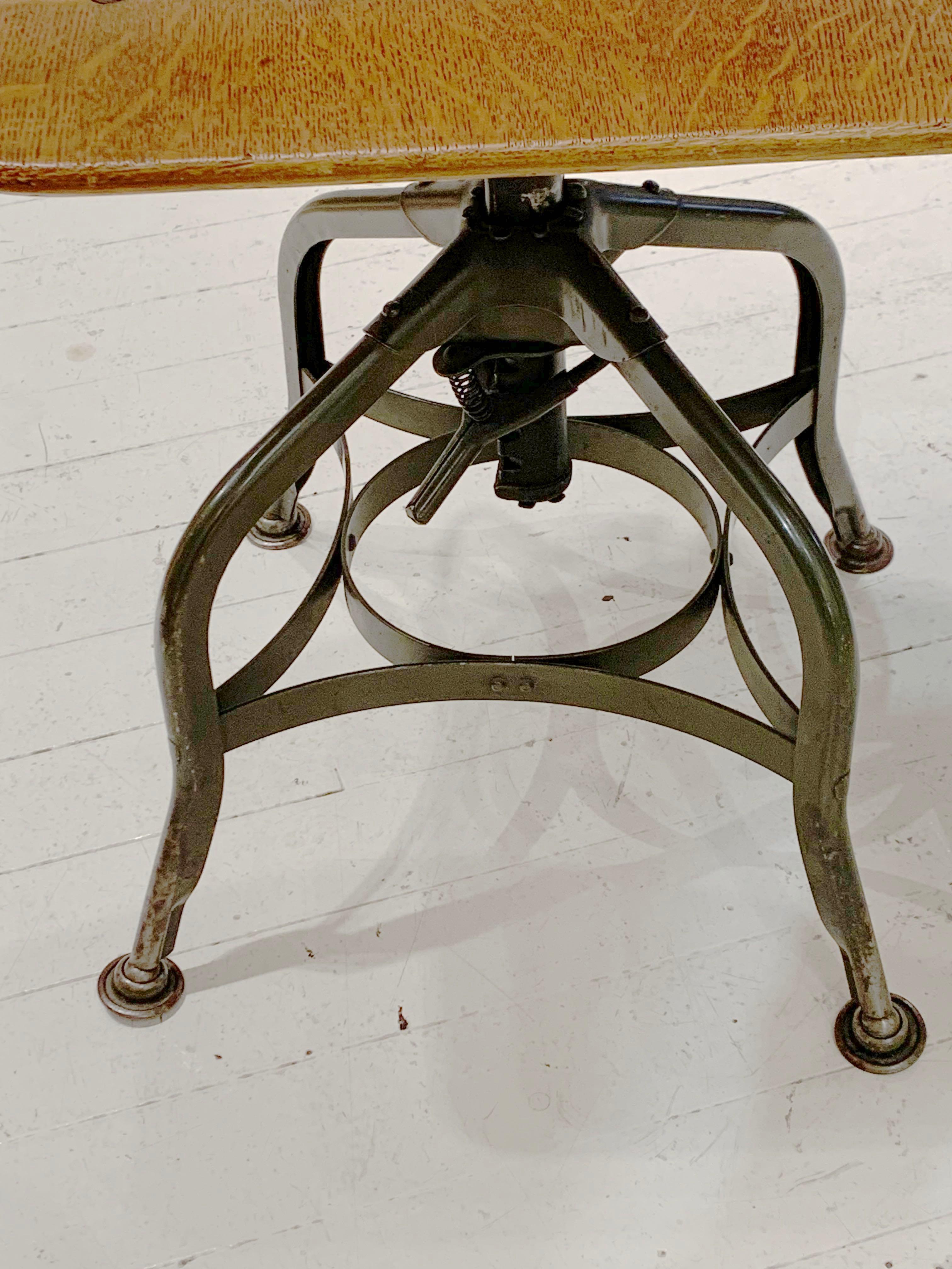 Steel Toledo Desk Chair, Mid Century, United States For Sale