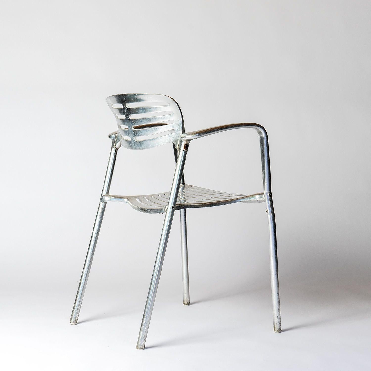 Anodized 'Toledo' Indoor/Outdoor Chair by Jorge Pensi for Amat, 1980s