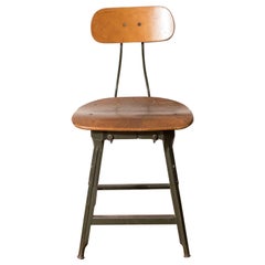 Toledo Metal Furniture Co. Drafting Stool, Toledo USA, circa 1940s