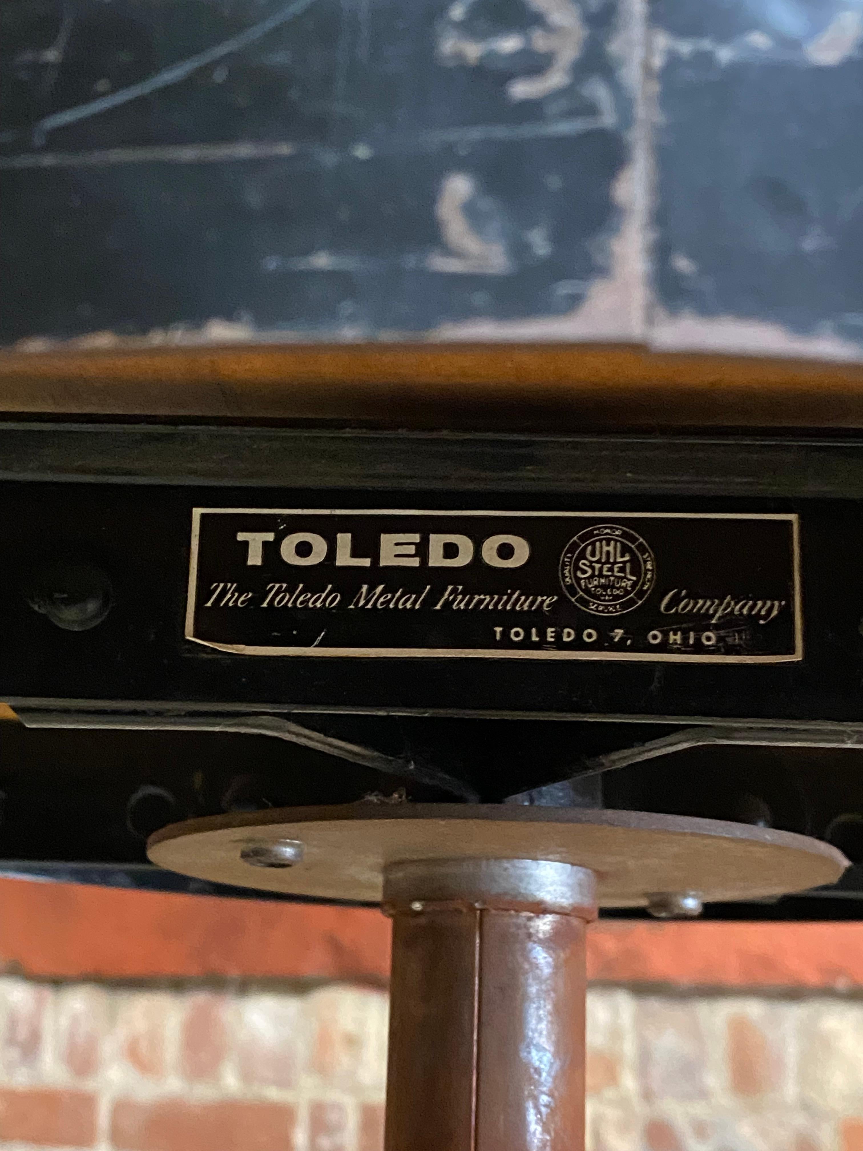 Toledo Metal Furniture Industrial Adjustable Stools, Set of Twelve 2