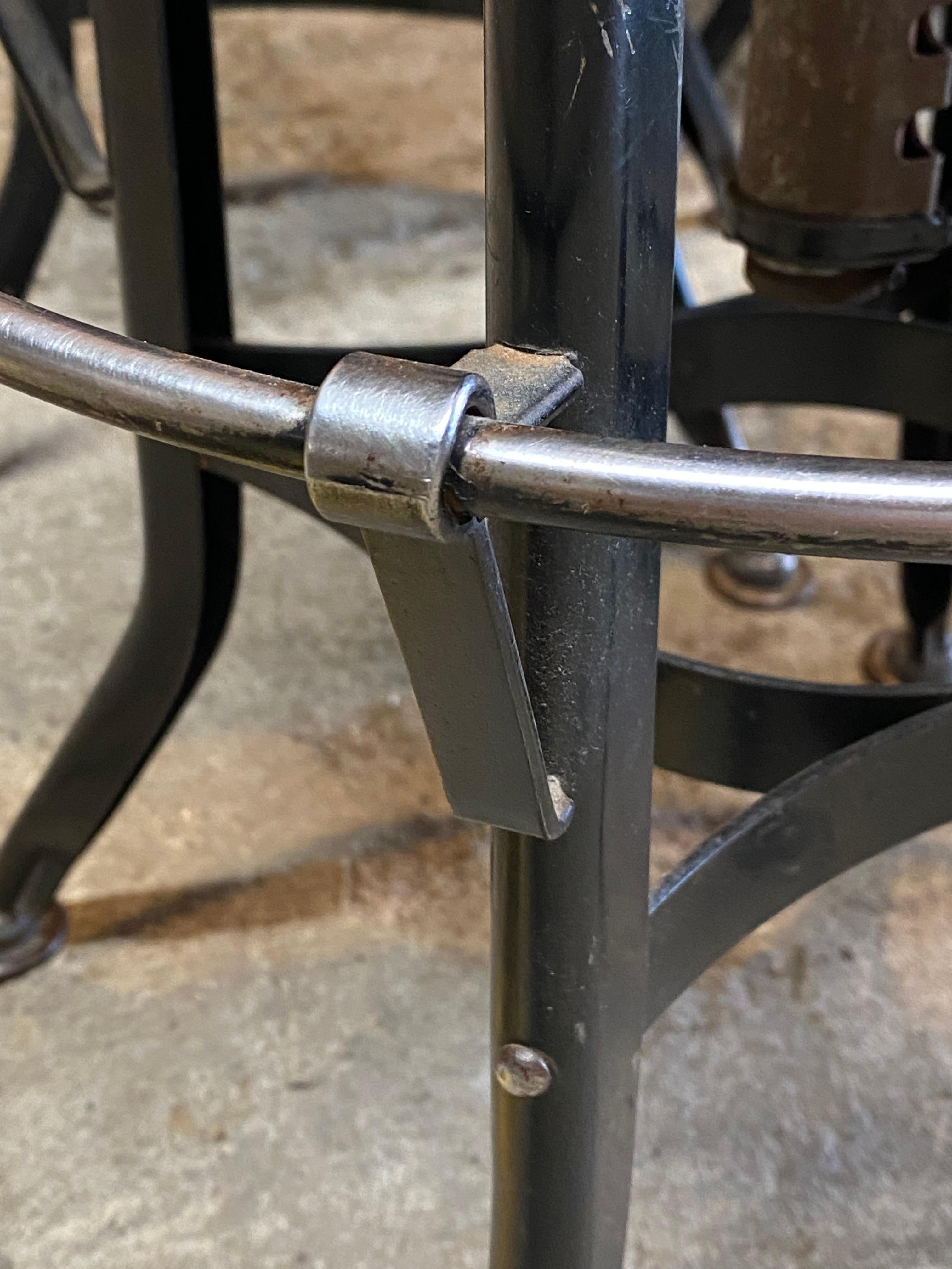 Toledo Metal Furniture Industrial Adjustable Stools, Set of Twelve 3