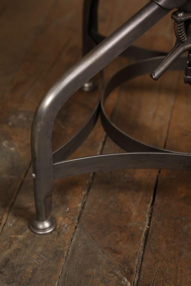 Original Toledo Bent Plywood Adjustable Swivel Side Chair For Sale 1