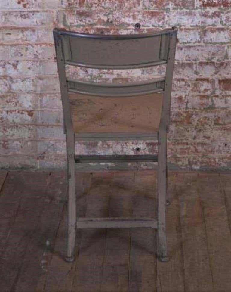 Américain Chaise de salle à manger Toledo en acier en vente