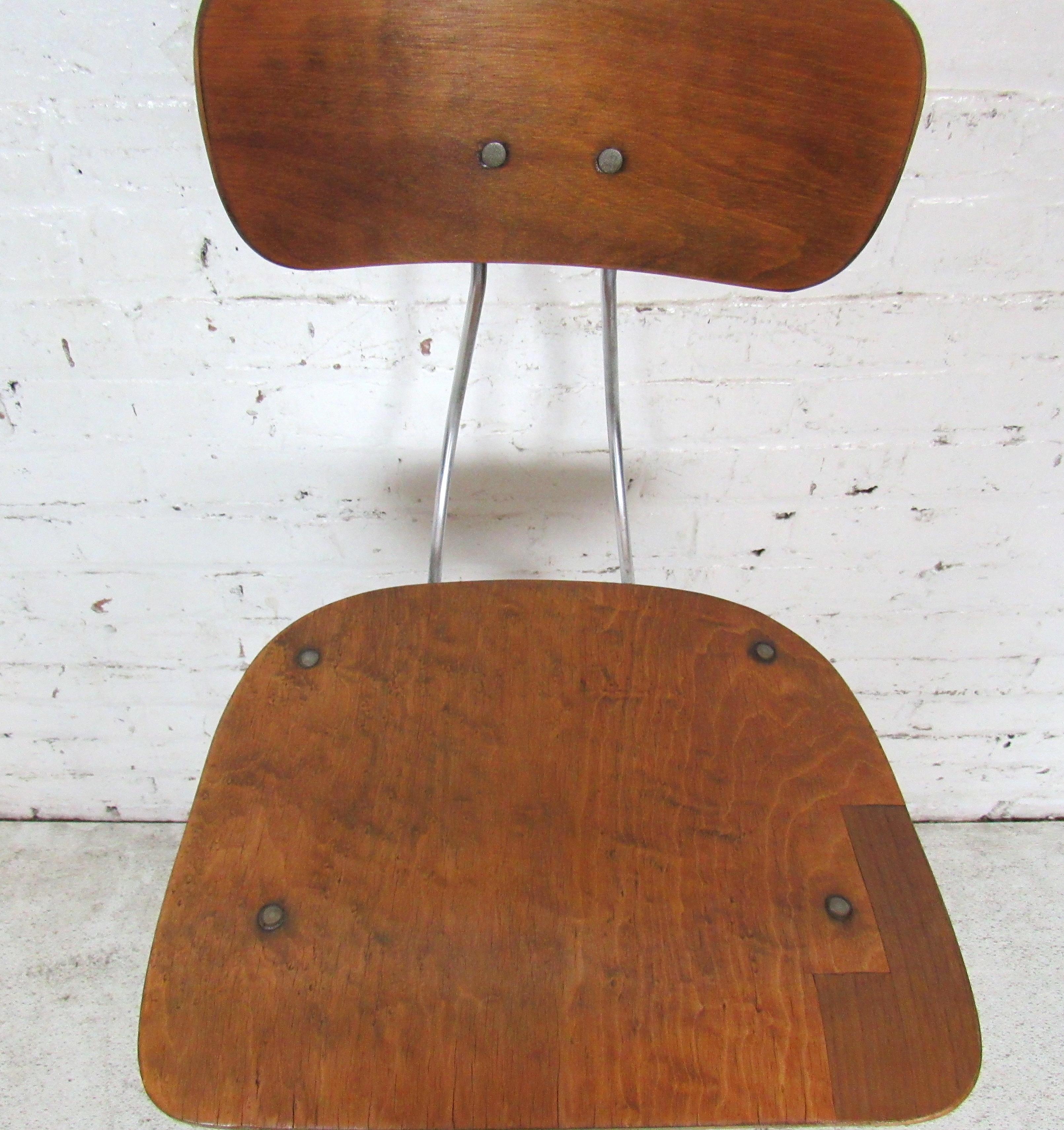 Mid-20th Century Toledo Style Industrial Stool