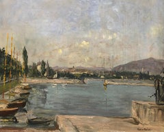Antique Geneva harbor