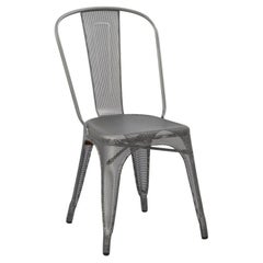 Tolix A Chair Perforated Outdoor Painted in Graphite