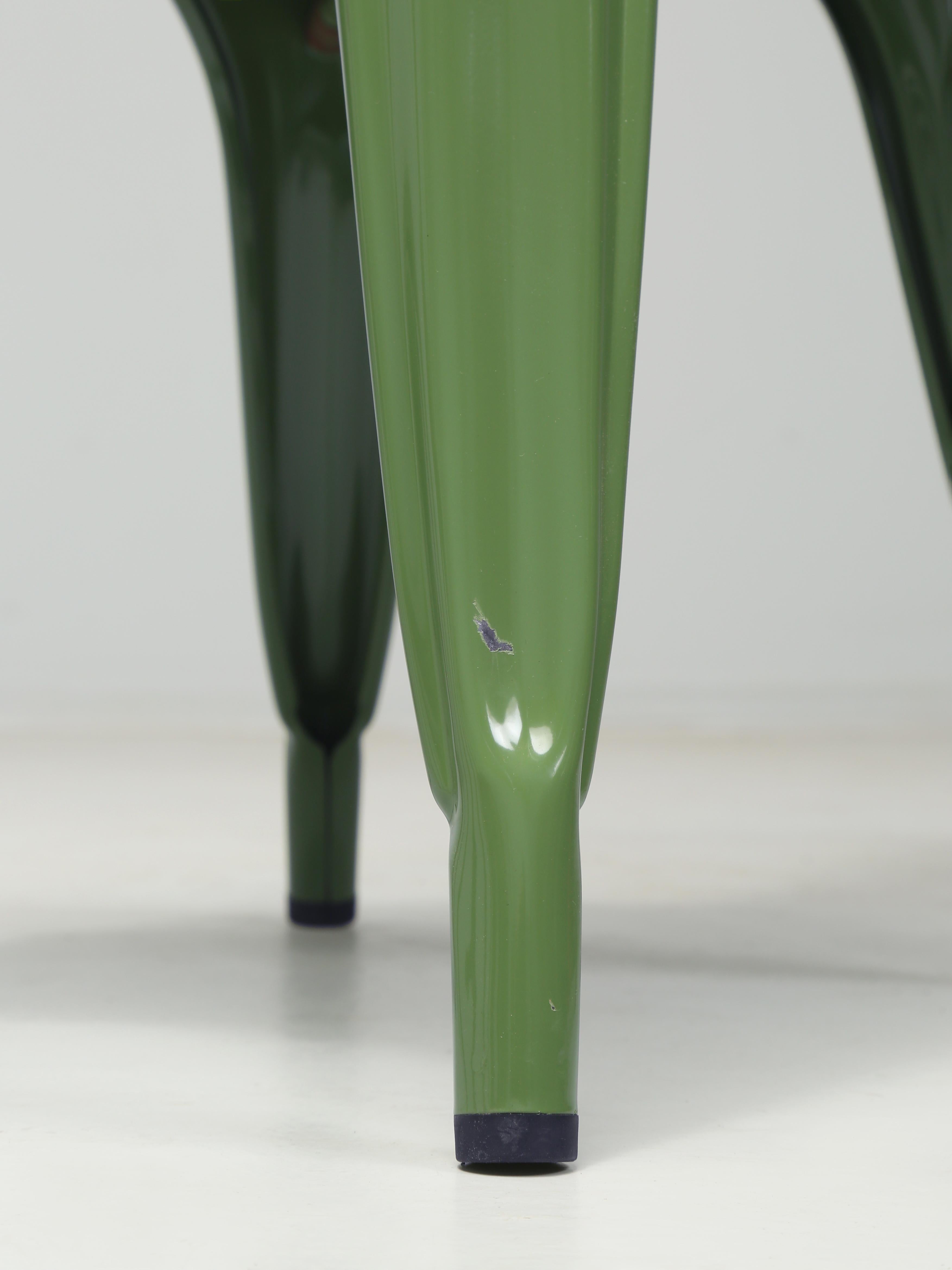 Tolix Fern Green Original Made in France - Set of (8) Hundreds More Available 3