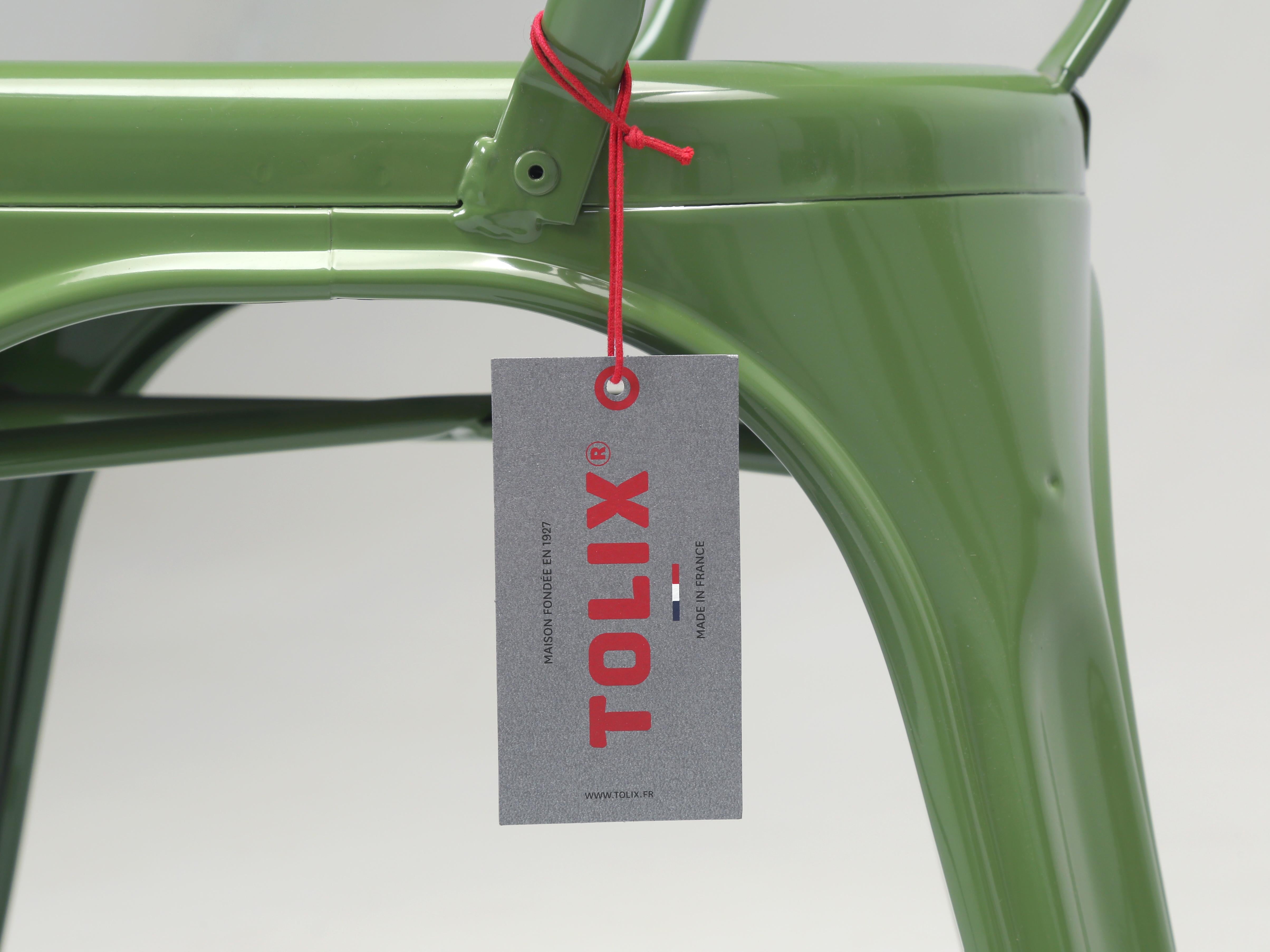 Tolix Fern Green Original Made in France - Set of (8) Hundreds More Available 4
