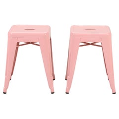 Tolix French Made Stacking Stools, Set of (2) Plus de (1000) Pieces en stock