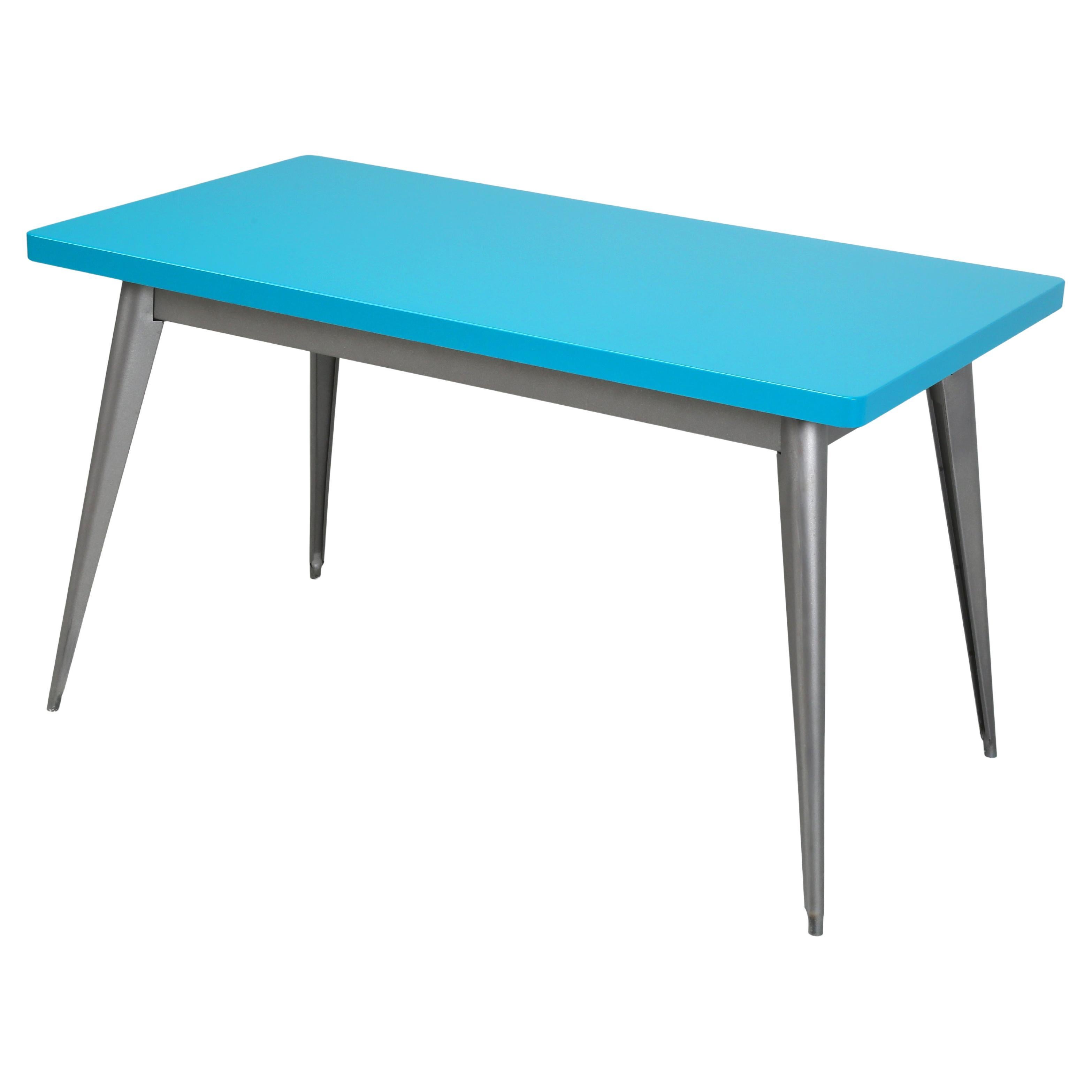 Tolix, véritable français fabriqué en deux tons peints sur mesure, chaises assorties disponibles