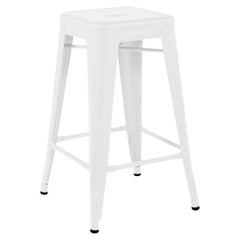 Tolix H45 Stool Indoor Painted in White