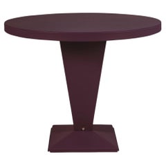 Tolix Kub Table Outdoor Painted in Eggplant