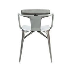 Silla Tolix T14 Acero Crudo Exterior en Acero Crudo Brillante