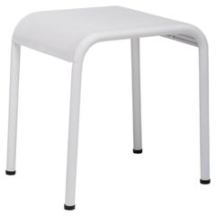 Tolix T37 Stool Perforated Outdoor Painted in White
