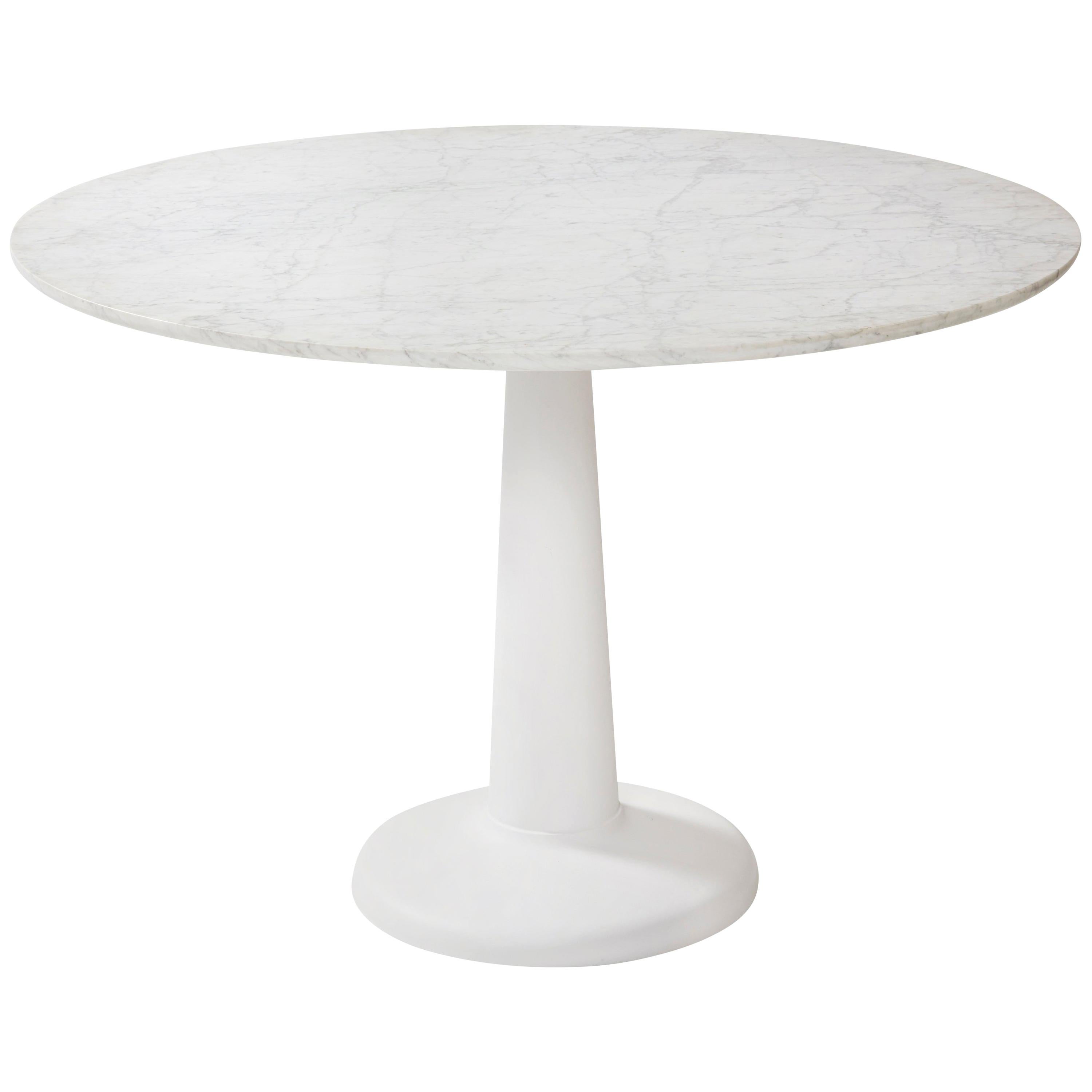 Tolix Table G in Steel with Marble Top by Kilian Schindler, US For Sale