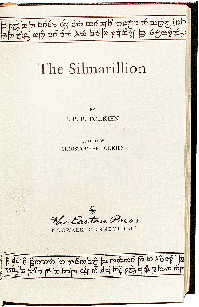 American Tolkien, J. R. R. the Silmarillion, 'Easton Press - 1999'