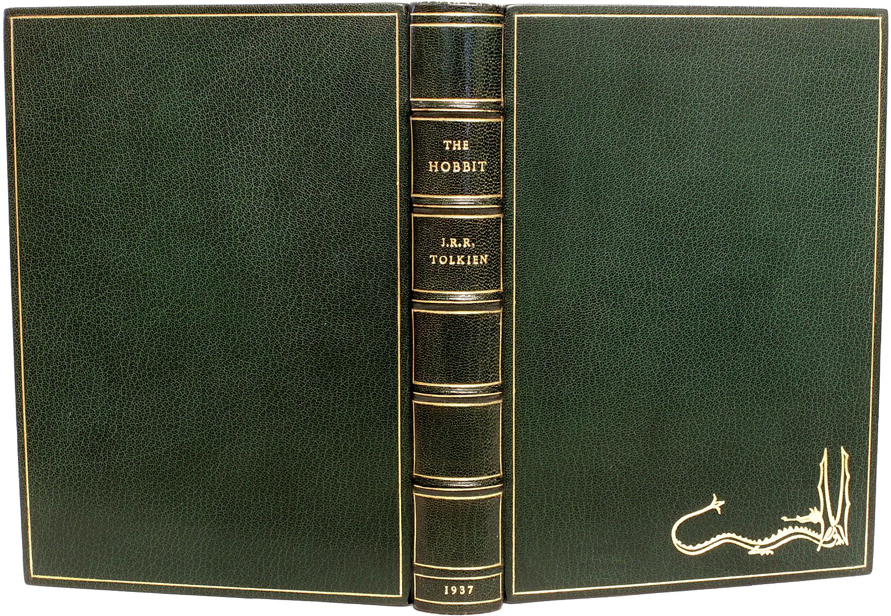AUTHOR: TOLKIEN, J. R. R. 

TITLE: The Hobbit or There and Back Again.

PUBLISHER: London: George Allen & Unwin Ltd, 1937.

DESCRIPTION: FIRST EDITION SECOND IMPRESSION AND THE FIRST WITH COLOR PLATES. 1 vol., 7-1/2