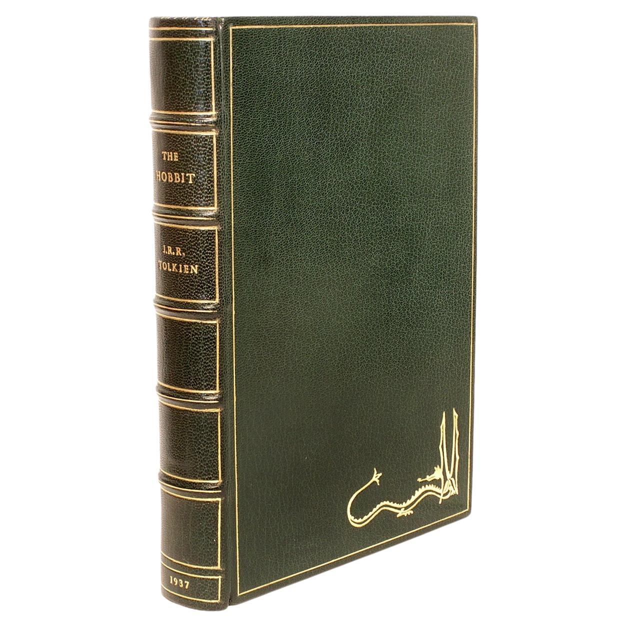 TOLKIEN. The Hobbit. 1937 - 1ère édition E.D. 2e impression - LA PLUS GRANDE AVEC LES plaques de couleur !