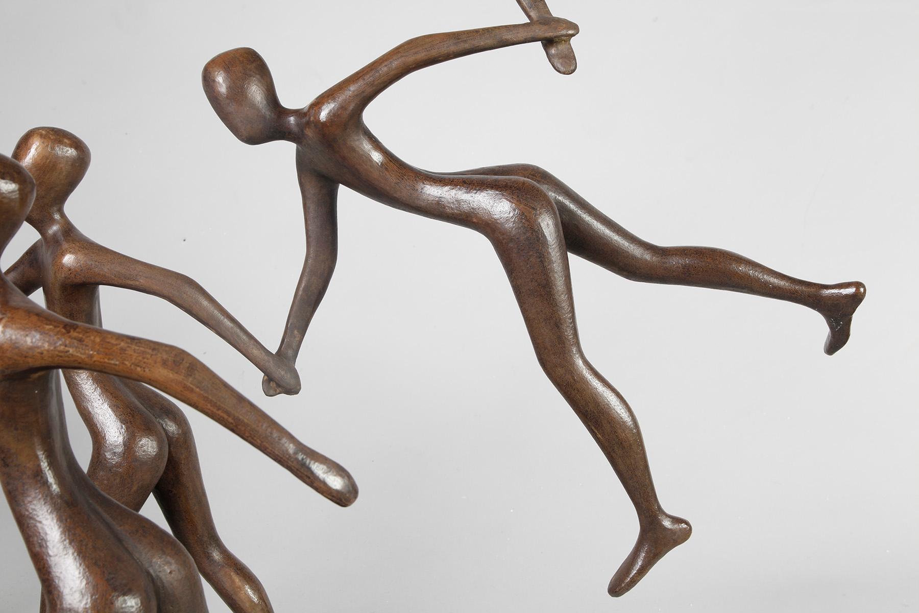 Tolla Inbar, Cerchio della vita, scultura in bronzo in vendita 2