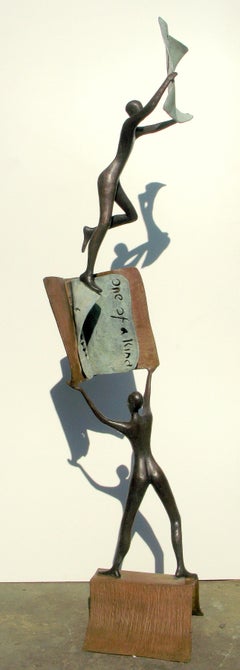 Tolla Inbar, My first book, Bronze sculpture