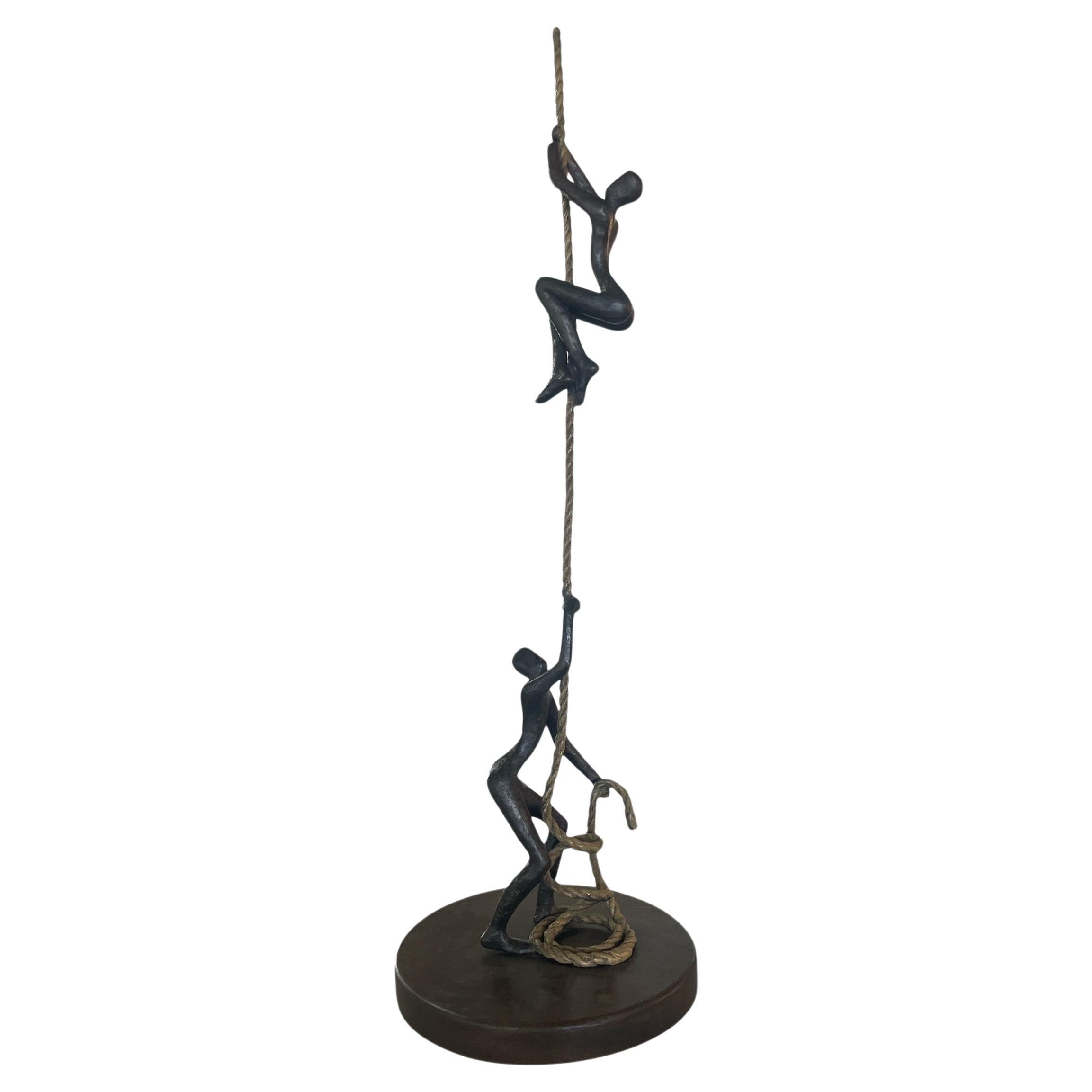Tolla Inbar, Aspiration Duo, Bronze Sculpture, 2001 For Sale