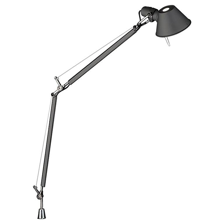 Tolomeo Black Midi Pivot Lamp by Michele De Lucchi & Giancarlo Fassina For Sale