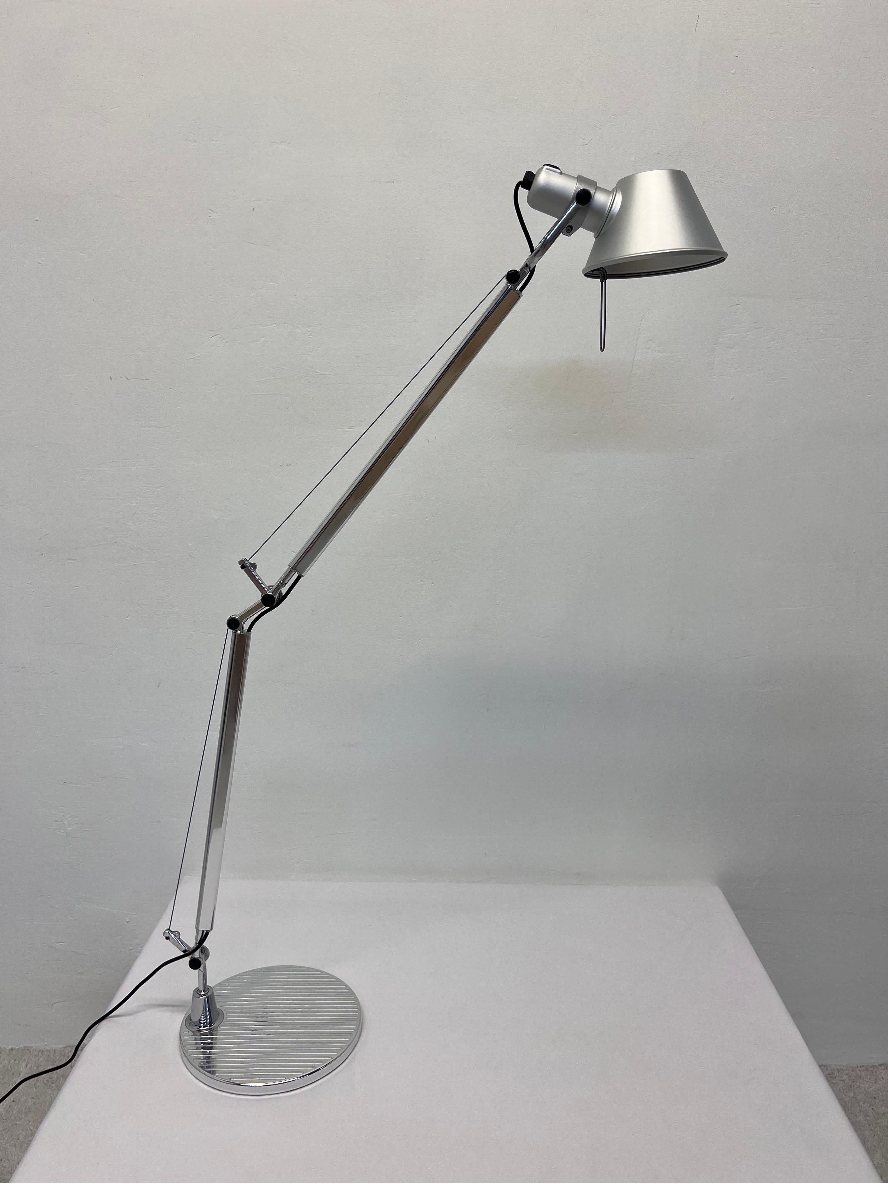 Contemporary Tolomeo LED Desk Lamps by M. De Lucchi and G. Fassina for Artemide, a Pair