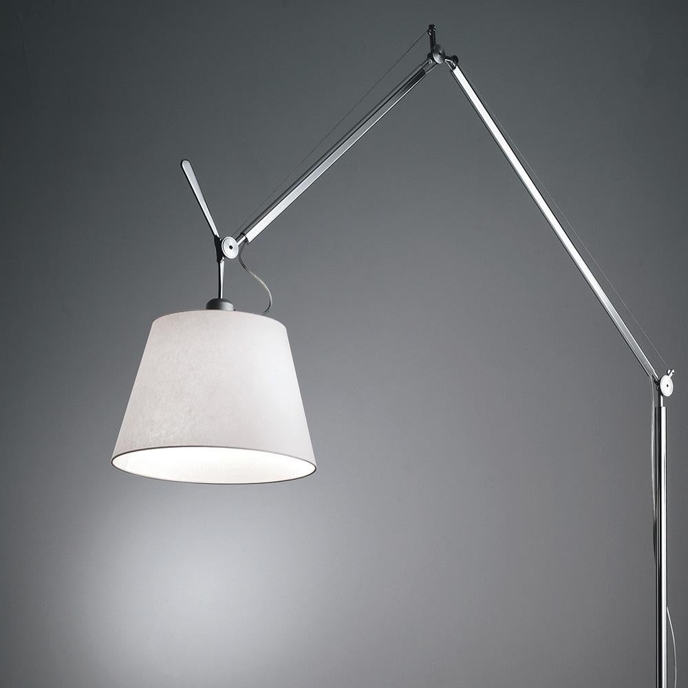 Modern Tolomeo Mega Fiber Floor Lamp by Michele De Lucchi & Giancarlo Fassina For Sale