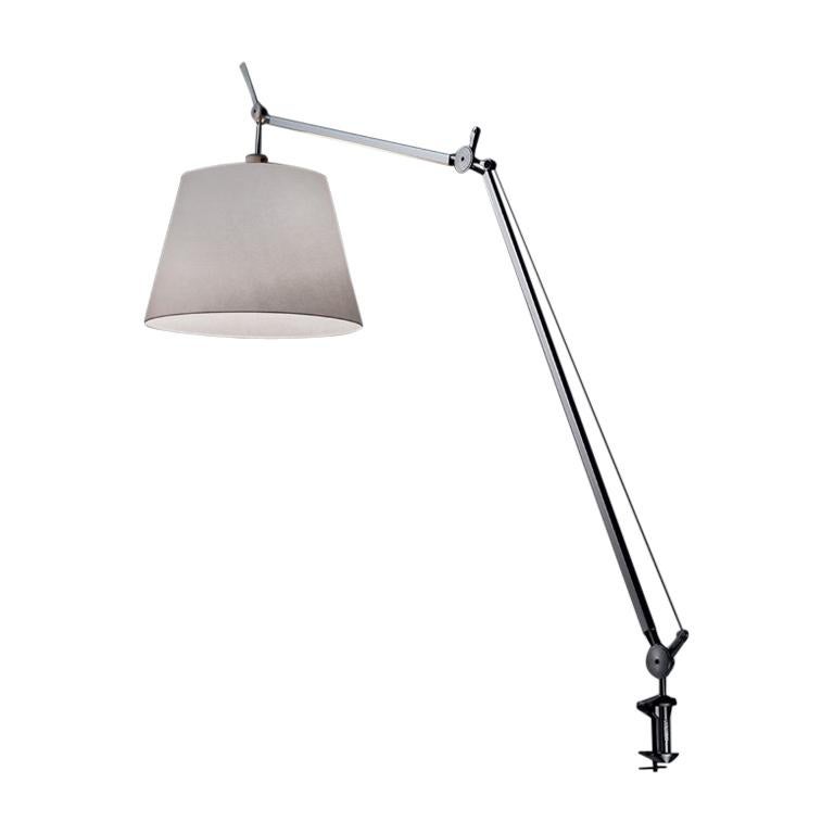 Tolomeo Mega Fiber Lamp with Clamp by Michele De Lucchi & Giancarlo Fassina For Sale