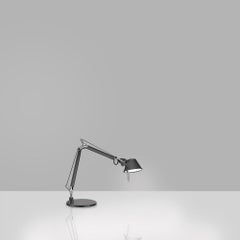 Tolomeo Micro Lamp with Black Base by Michele De Lucchi & Giancarlo Fassina