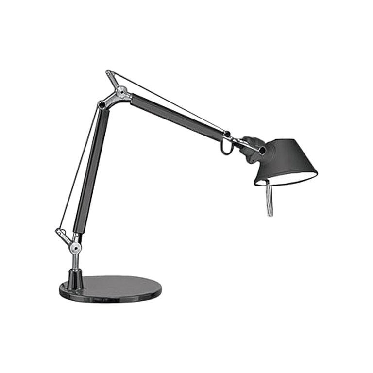 Micro-Lampe Tolomeo mit schwarzem Sockel von Michele De Lucchi & Giancarlo Fassina