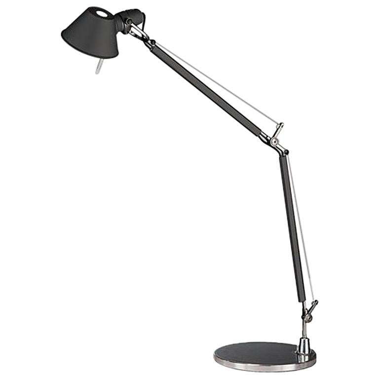 Tolomeo Micro Lamp with Black Base by Michele De Lucchi and Giancarlo  Fassina For Sale at 1stDibs