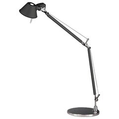 Tolomeo Micro Lamp with Black Base by Michele De Lucchi & Giancarlo Fassina