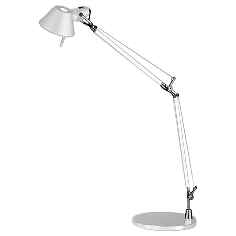 Micro-Lampe Tolomeo mit weißem Sockel von Michele De Lucchi & Giancarlo Fassina
