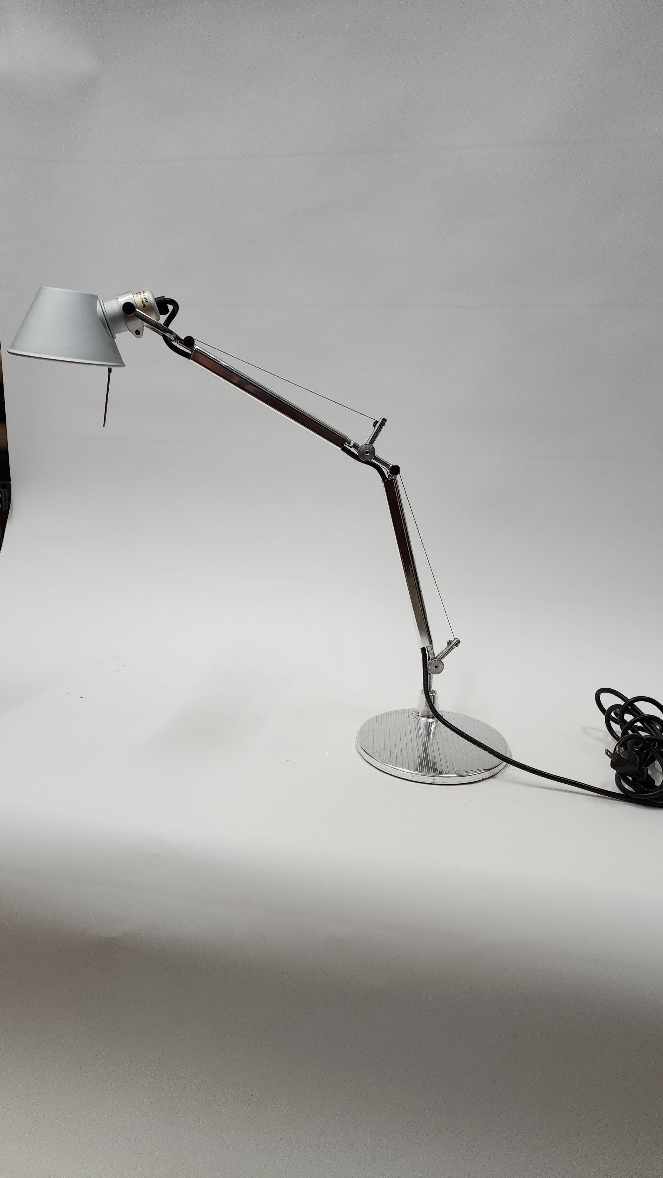 Tolomeo Micro Table Lamp by Giancarlo Fassina, Michele De Lucchi for Artemide In Good Condition For Sale In Philadelphia, PA